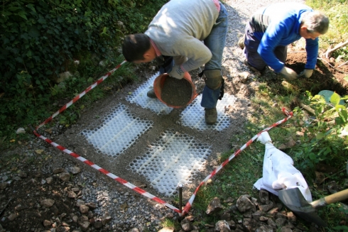 Montaža števcev obiskovalcev